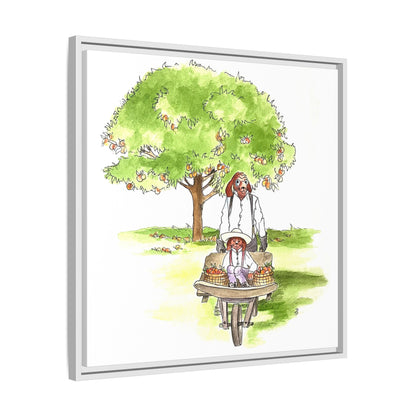 Dogi Fun Matte Canvas Framed