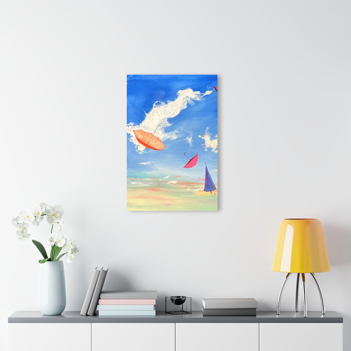 Acrylic Wall Art #4 Umbrella Rain