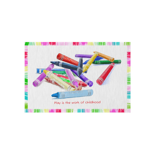 Pattern Play Indoor/Outdoor Rug Play is the work of childhood