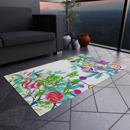 Indoor/Outdoor Rug Double the Joy of Christmas