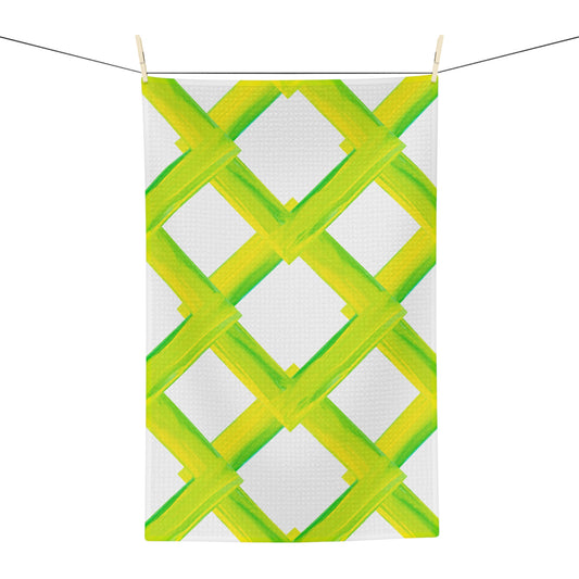 Microfiber Dish Towel Cheerful Lattice