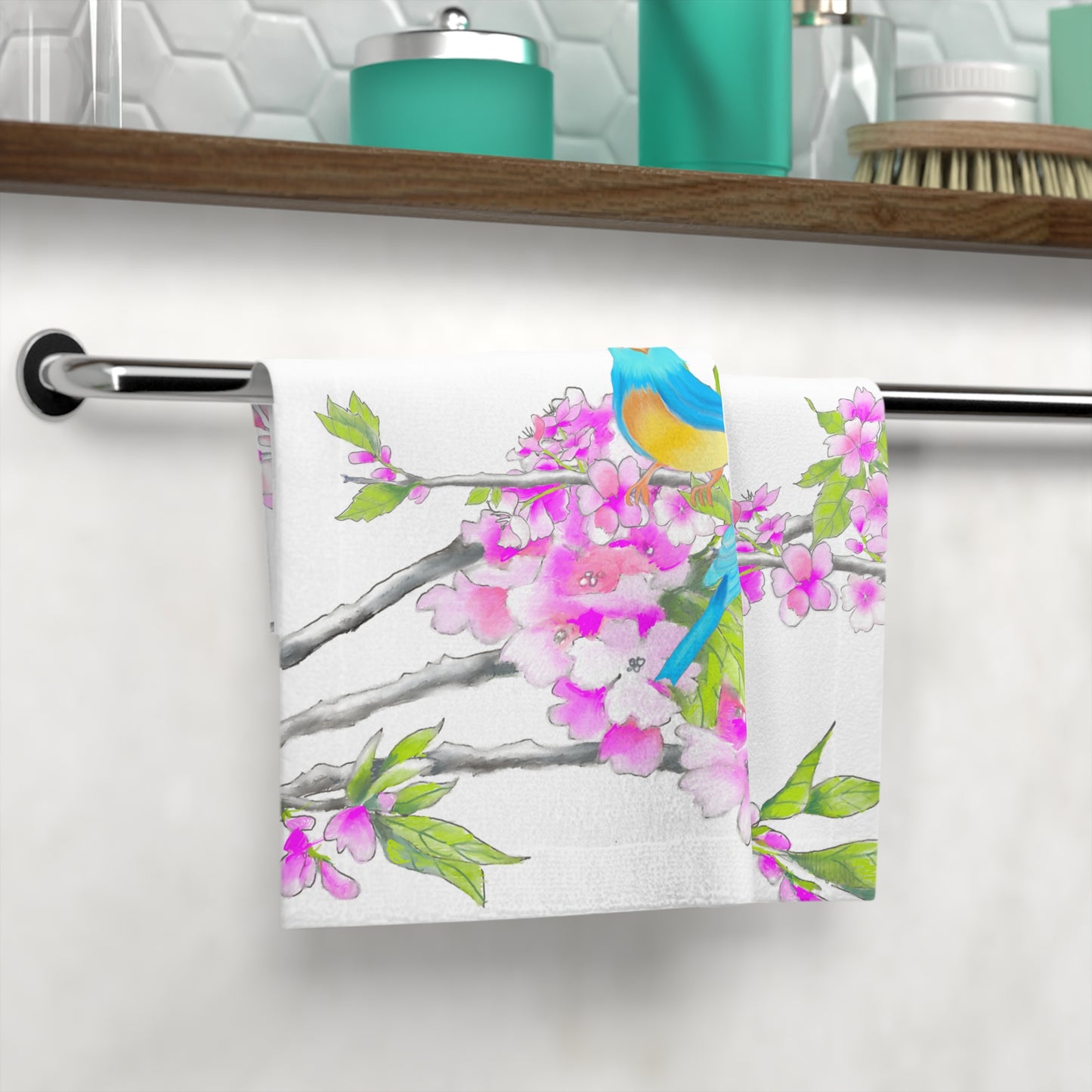 Face Towels Cherry Chirp
