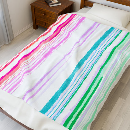 Blanket Velveteen Plush Pattern Play