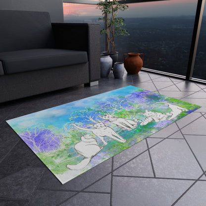 Rugs Indoor/Outdoor Whispers in Blue