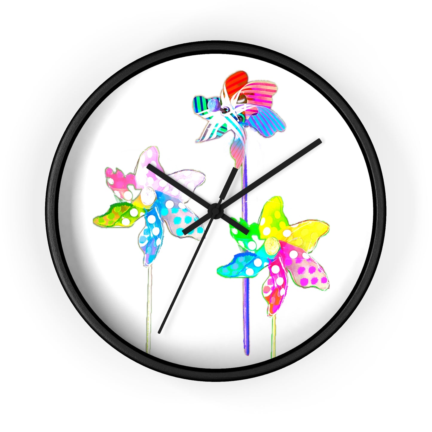 Celebrations Pin Wheel Wall Clock