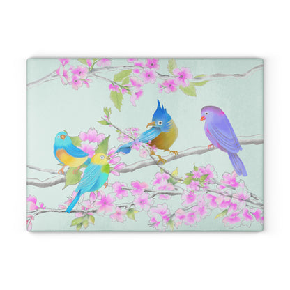 Glass Cutting Boards Cherry Chirp