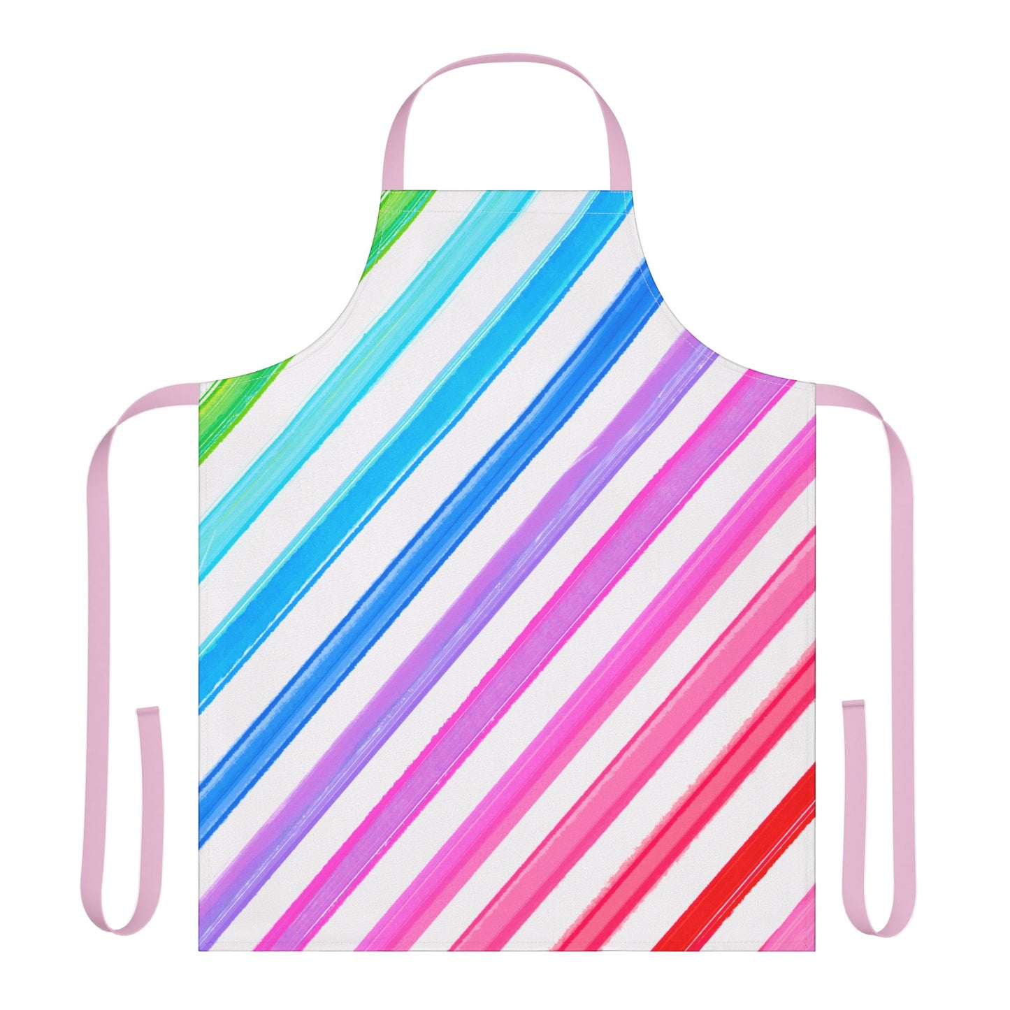 Aprons Watercolor Diagonal Stripes