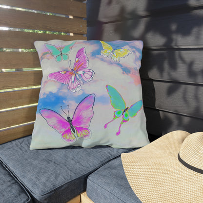 Outdoor Pillows Fluttering Butterflies D