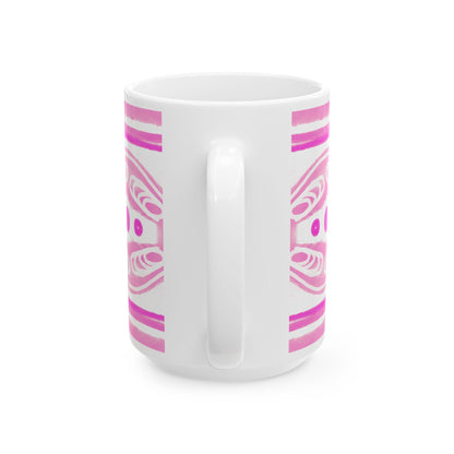 Mugs Pattern Play Raspberry