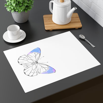 Placemat, 1pc Lucy Butterfly Light Blue