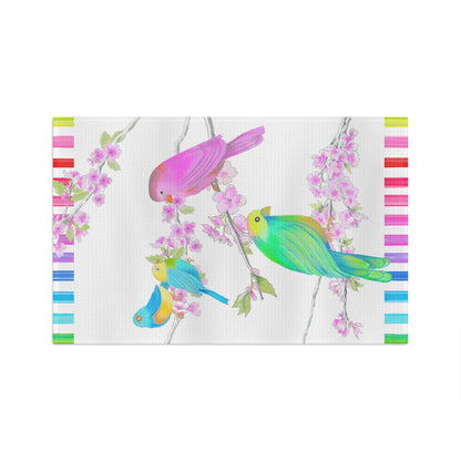Jolly Birds Microfiber Tea Towel