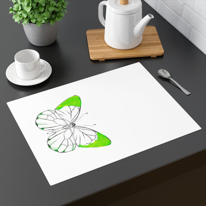 Placemat, 1pc Lucy Butterfly Green