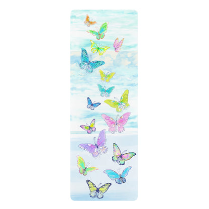 Rubber Yoga Mat Joyful Flutter Journey