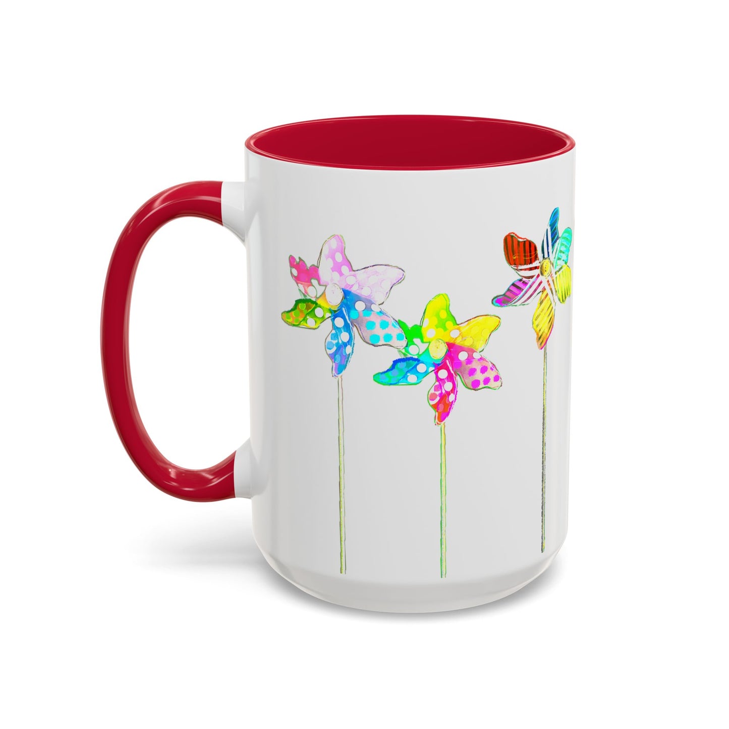 Pinwheels Mug Red