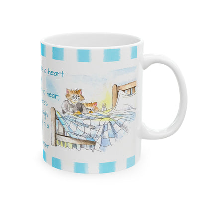 Kitty Fun Mug “When God inclines…”