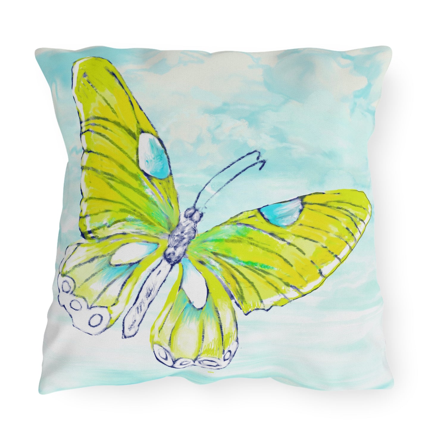 Outdoor Pillows Butterfly Flutter