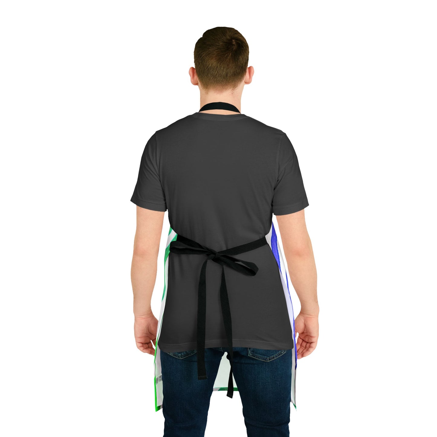 Diagonal Stripes Apron