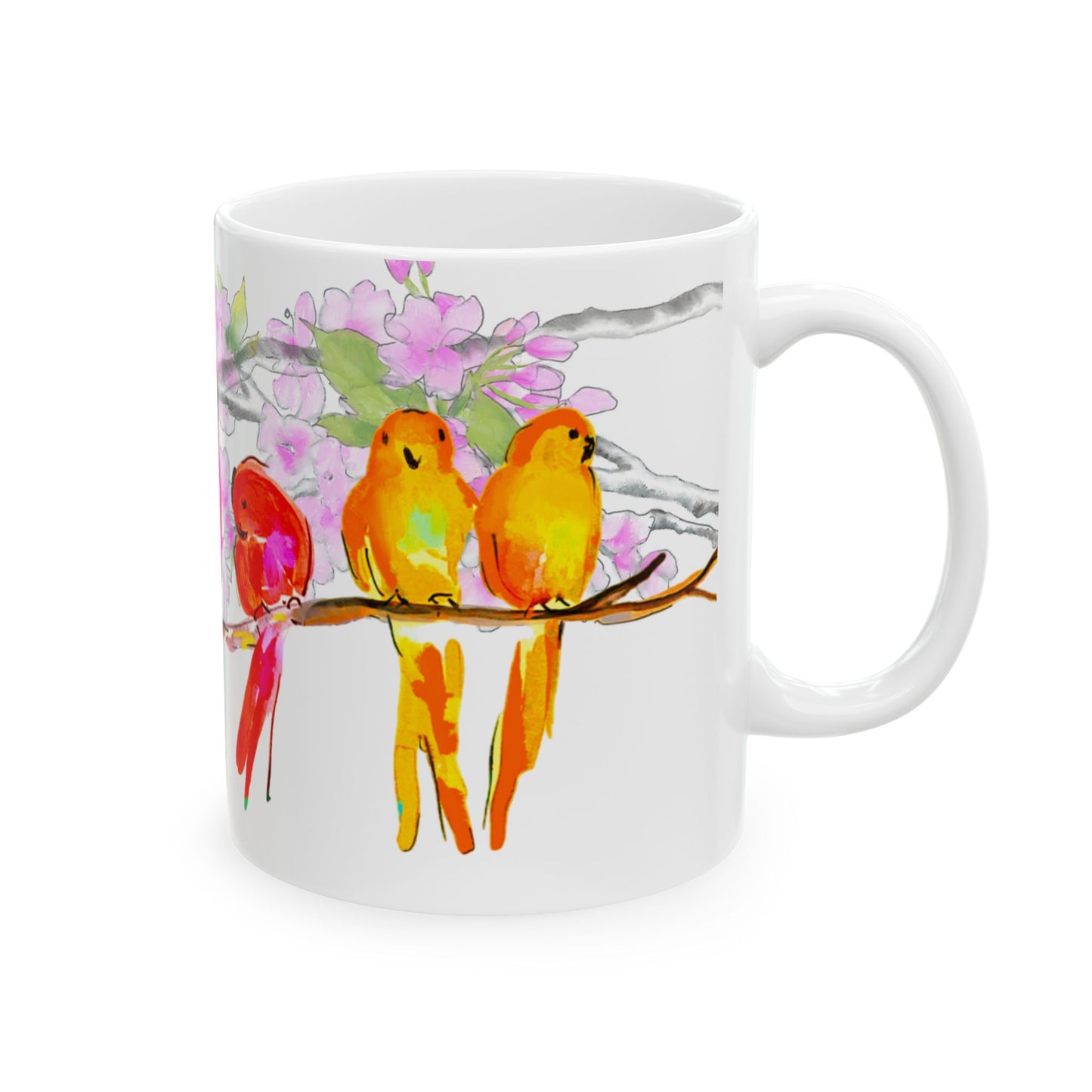 Mugs Blossoms & Birds