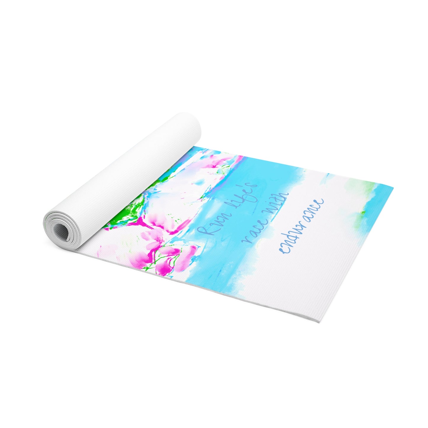 Joyful Landscape Exercise Mat Run life's race with endurance