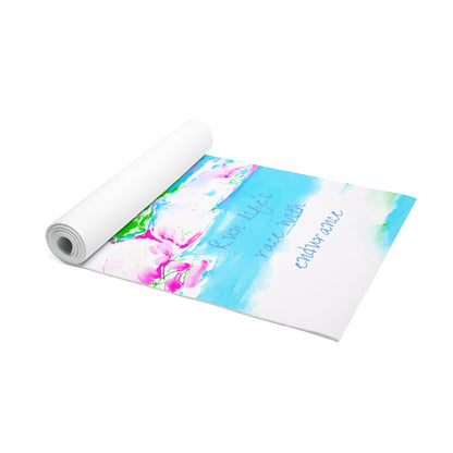 Joyful Landscape Exercise Mat Run life's race with endurance