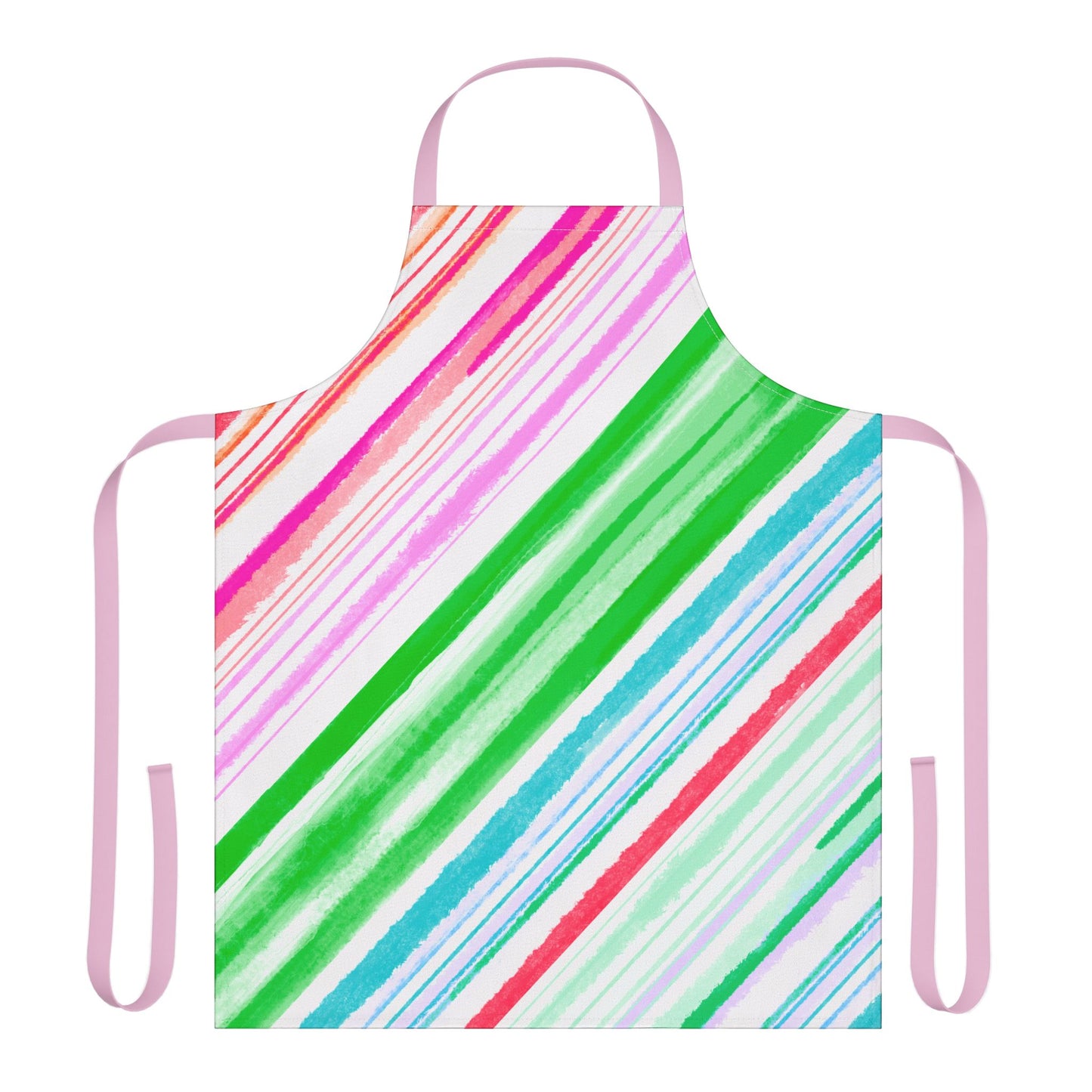 Aprons Watercolor Diagonal Stripes