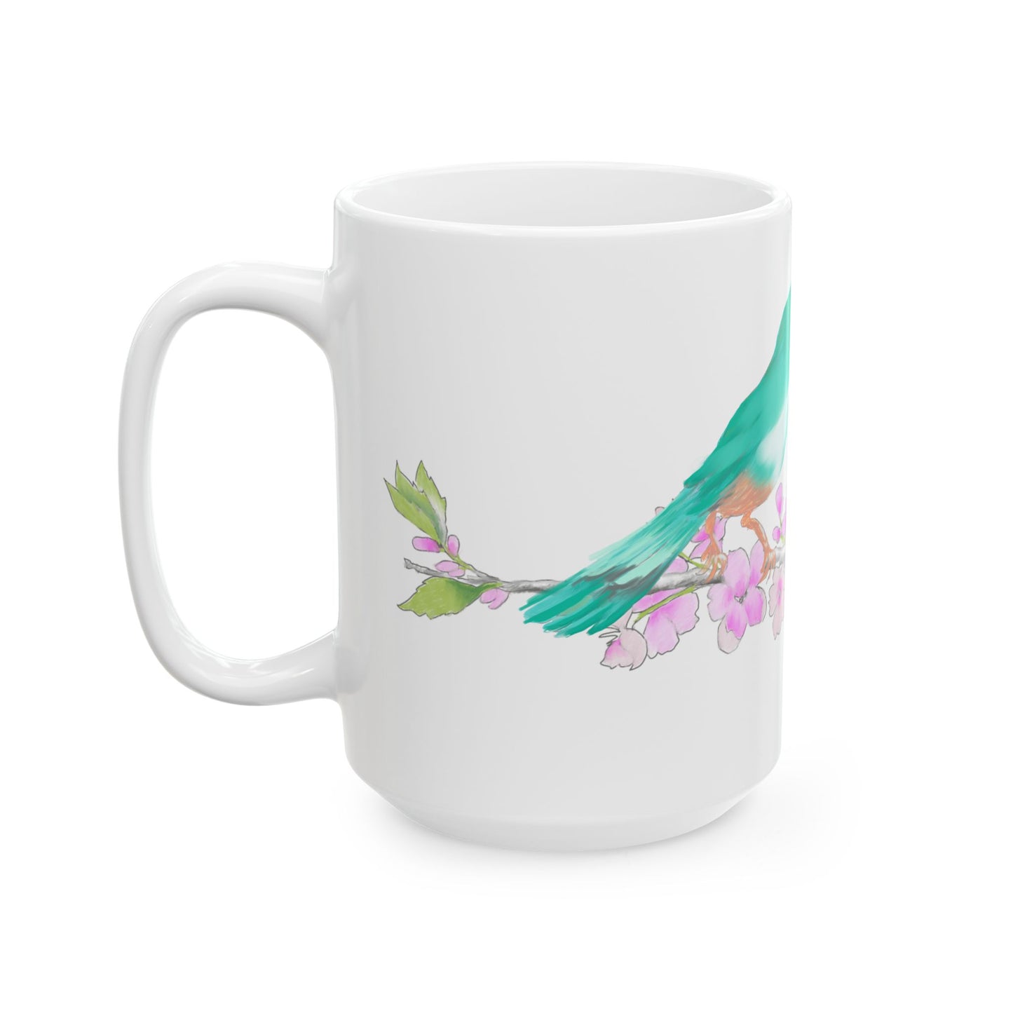 Mugs Jolly Birds Ceramic