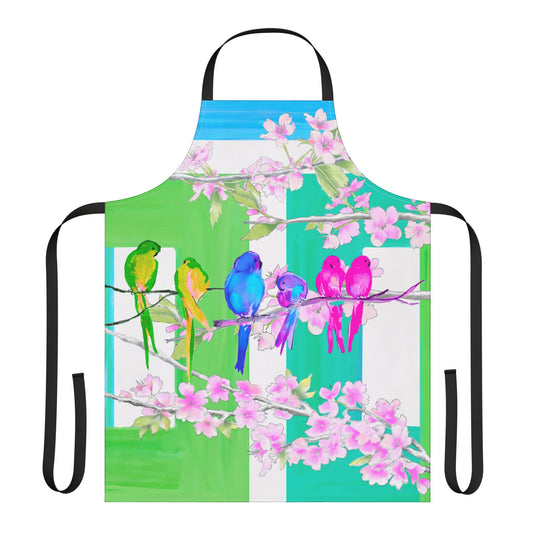 Blossoms & Birds Apron