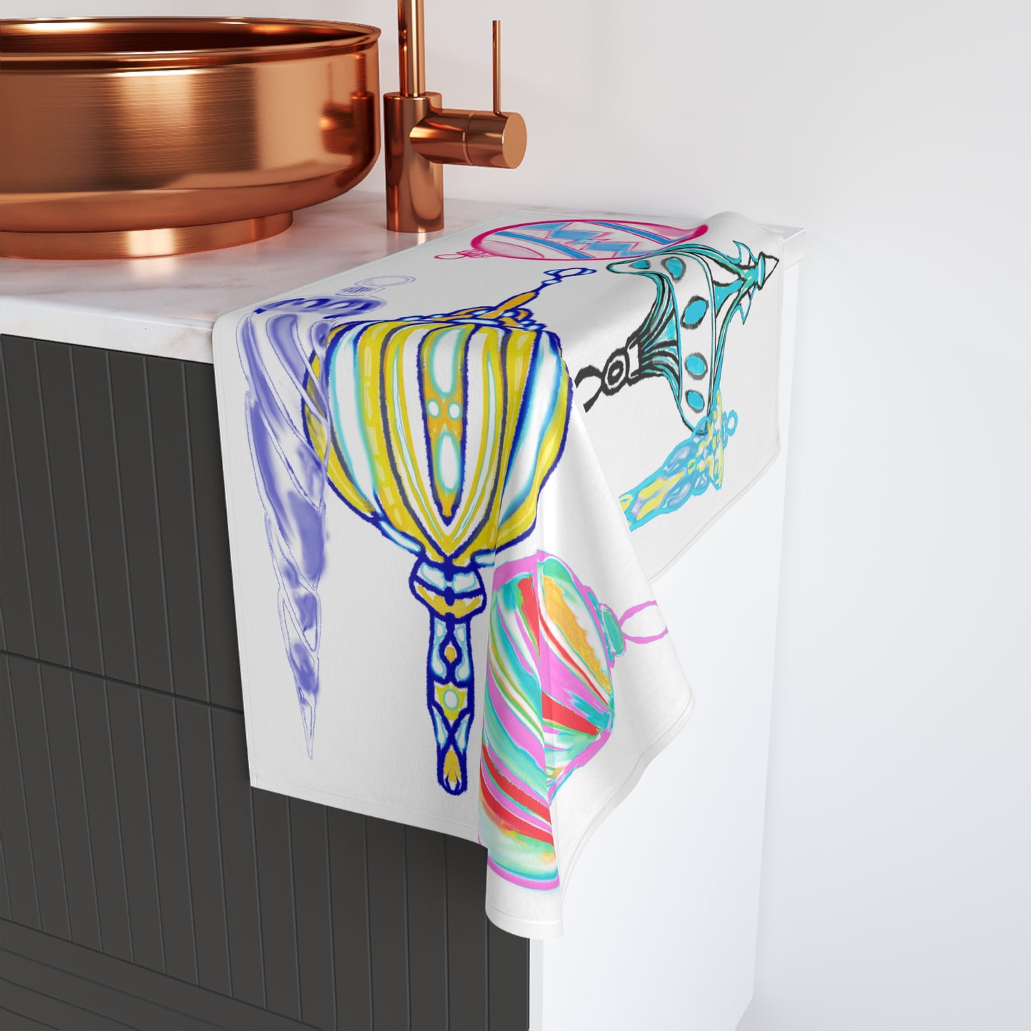 Hand Towel Merry Ornaments