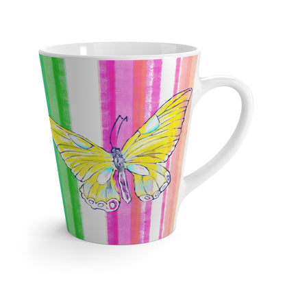 Fun Stripes Latte Mug