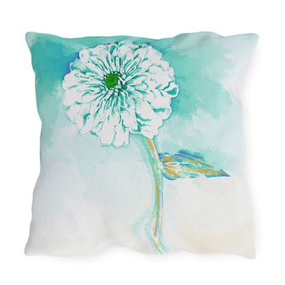 Outdoor Pillows Abstract Zinnia Color Story