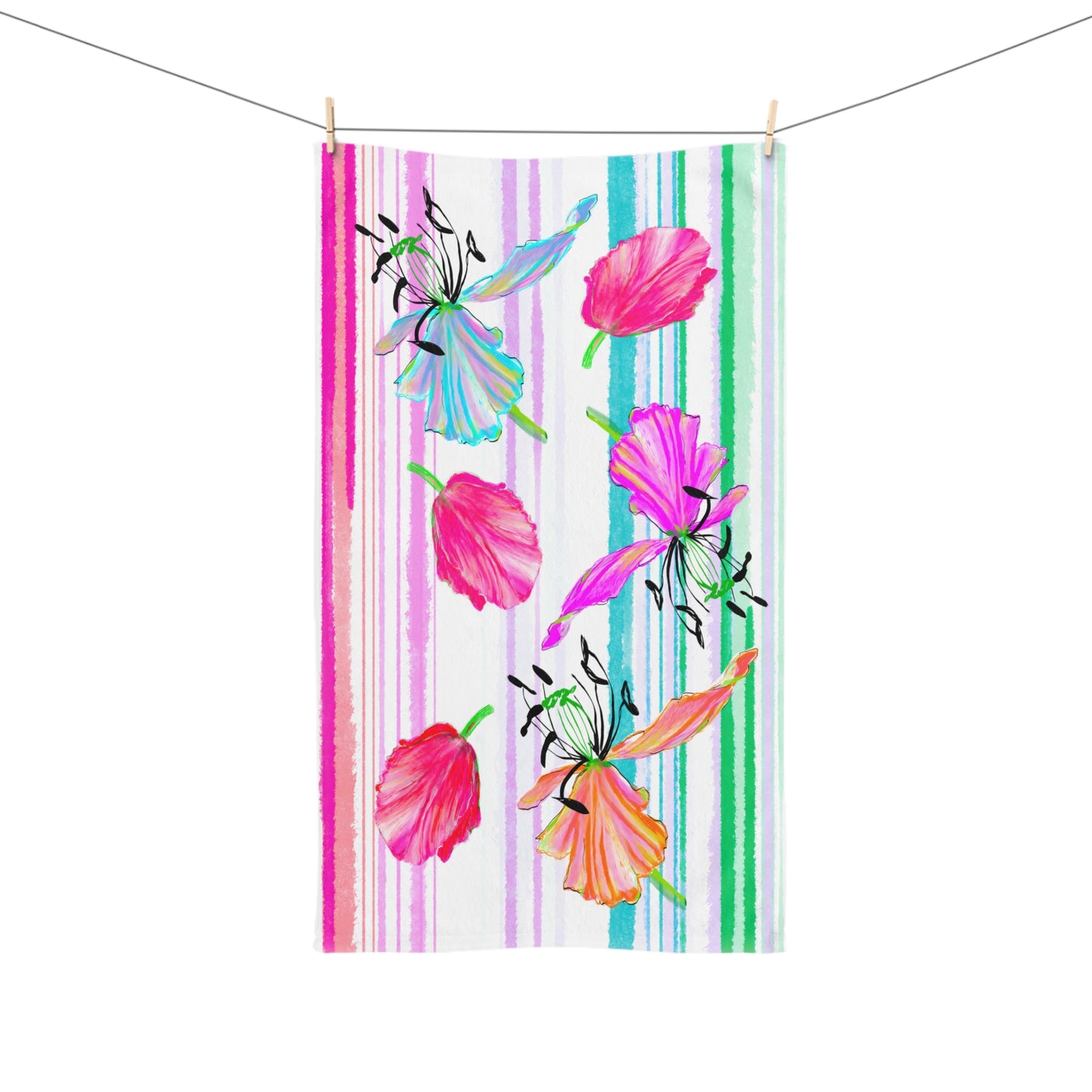 Hand Towel  Dancing Tulips