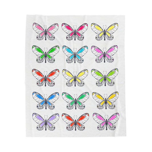 Blankets Velveteen Plush Color Kissed Wings