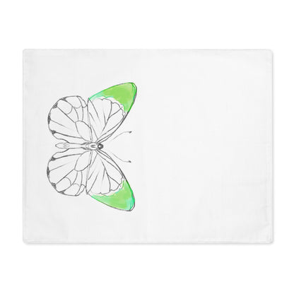Placemat, 1pc Lucy Butterfly Soft Green