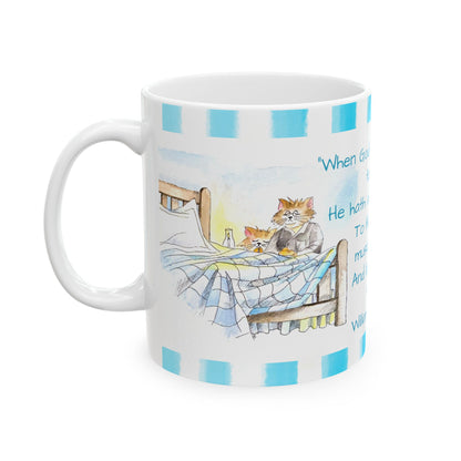 Kitty Fun Mug “When God inclines…”