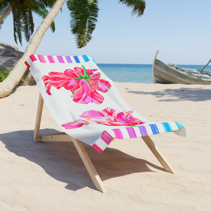 Towels Tulip Love Beach or Bath Towel
