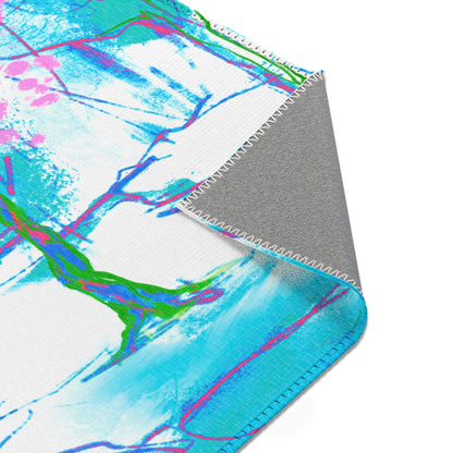 Joyful Landscapes Indoor Area Rug, Blue and Pink
