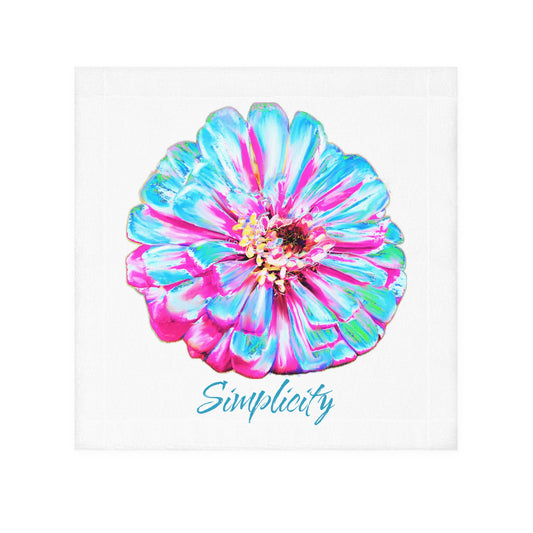 Zinnia Face Towel Simplicity