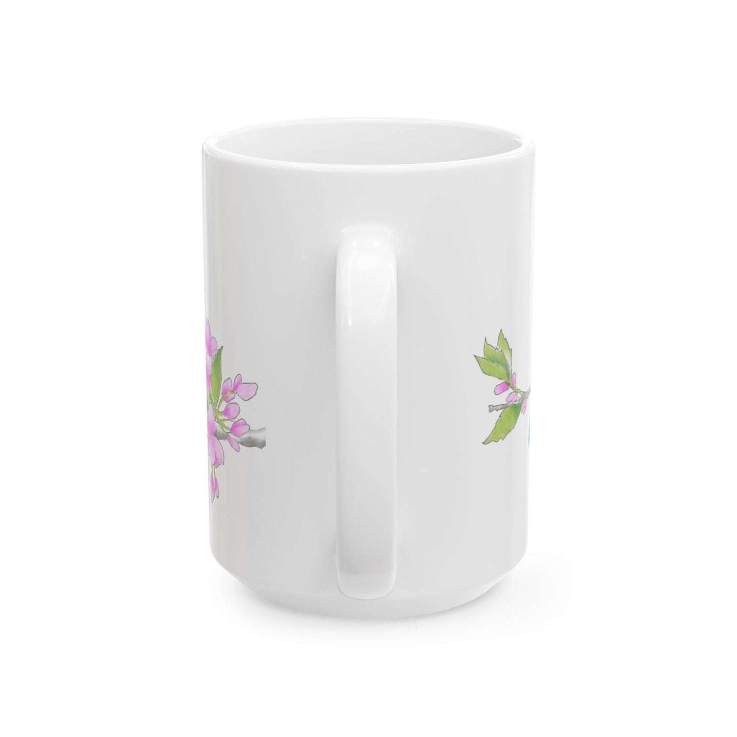 Jolly Birds Ceramic Mug, (11oz, 15oz) Blue