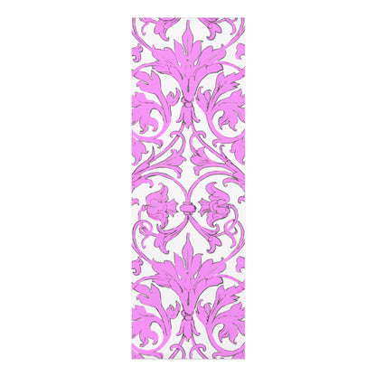 Foam Yoga Mats Scrollwork Pink