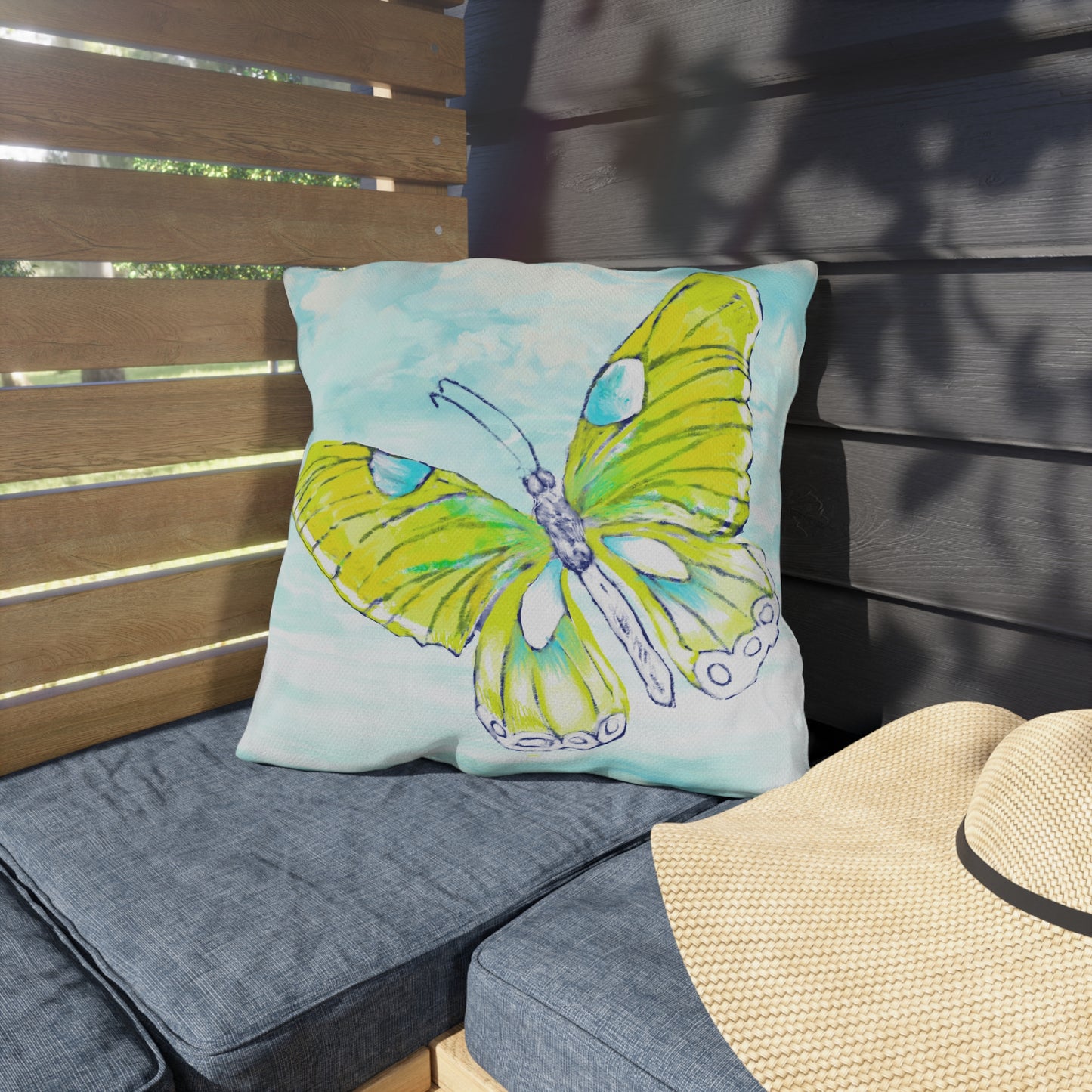 Outdoor Pillows Butterfly Flutter