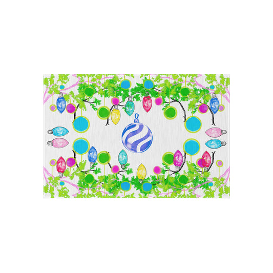 Christmas Indoor/Outdoor Rugs Dancing Christmas Lights