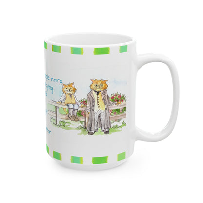 Kitty Fun Mug “The common people care…”