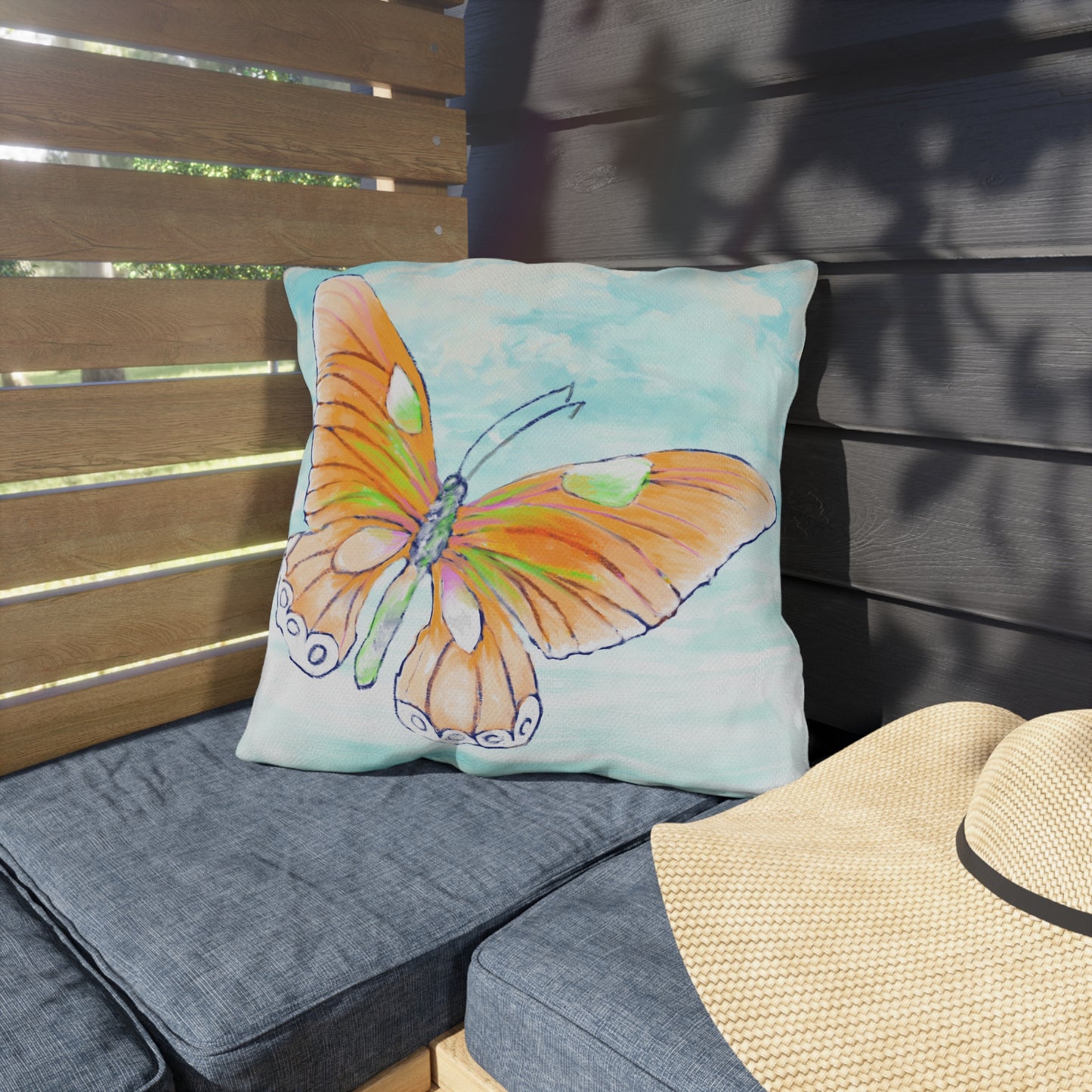 Outdoor Pillows Butterfly Flutter