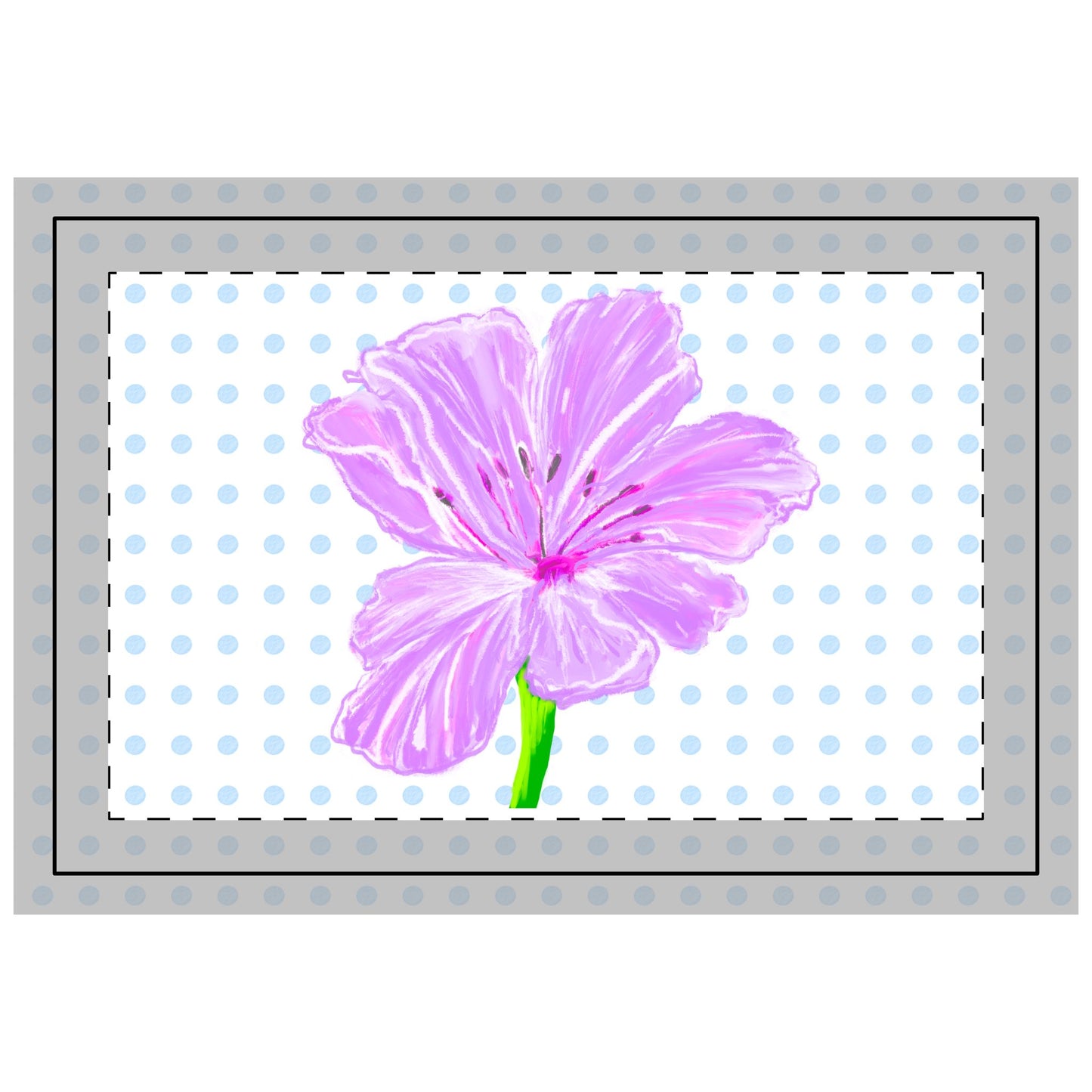 Vibrant Tulips Quilted Placemat