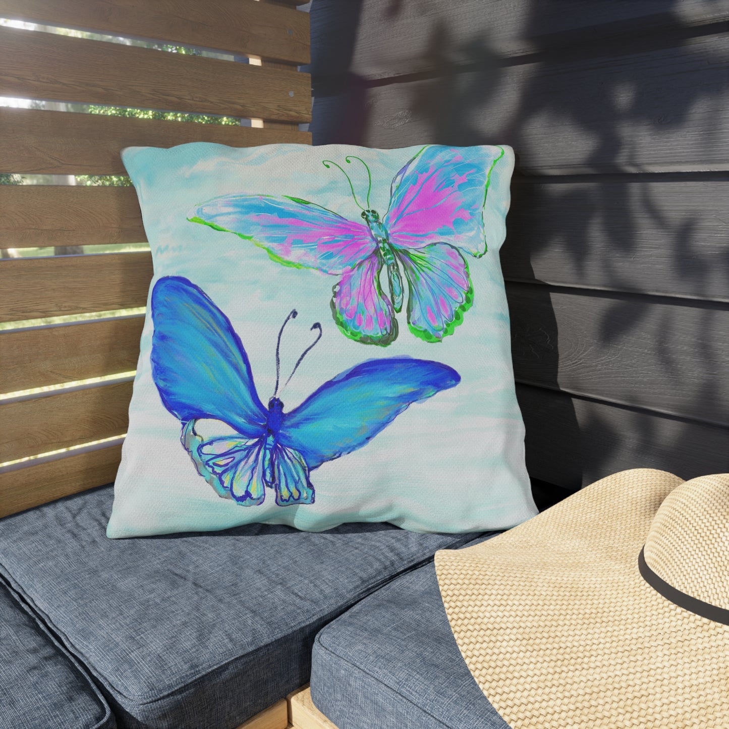Outdoor Pillows Butterfly Flutter