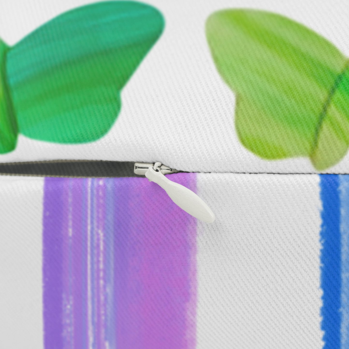 Butterfly Glide Lumbar Pillow Multicolor stripes