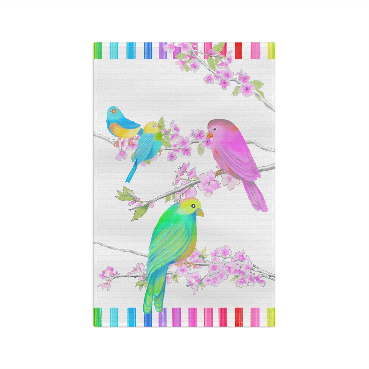 Jolly Birds Microfiber Tea Towel