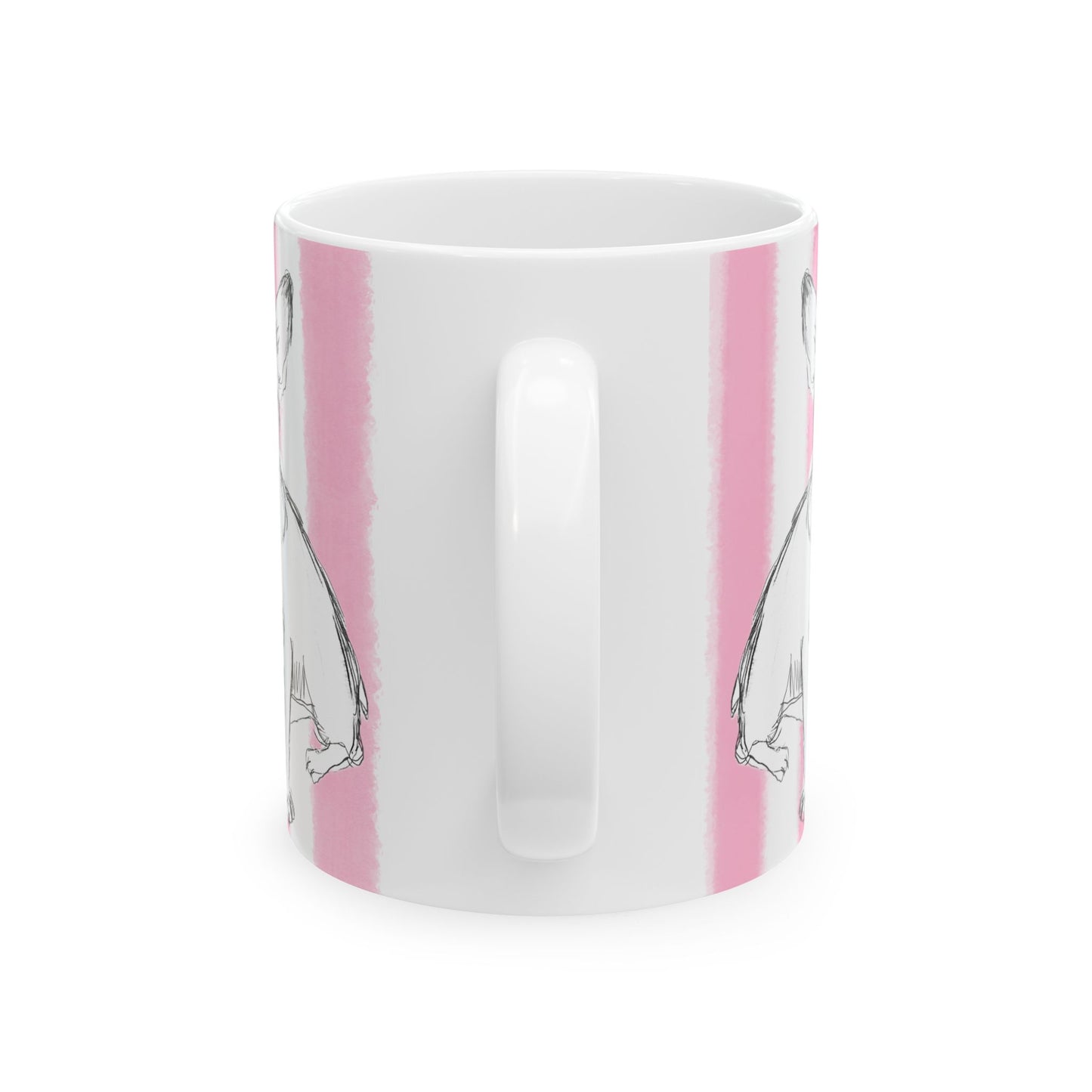 Dogi Fun with Pink Stripes