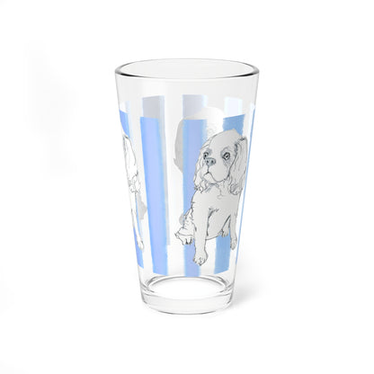 Dogi Fun Pint Glass, 16oz Cocker Spaniel