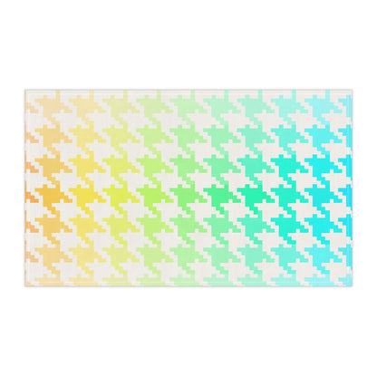 Houndstooth Fun Tea Towels (cotton, poly)